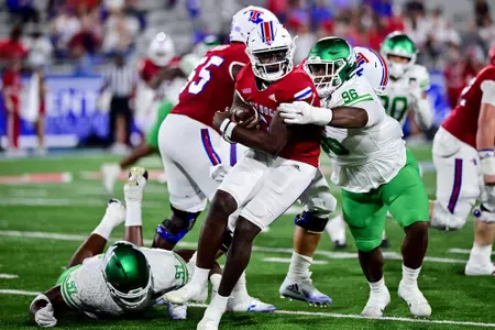 Ruston, La. September 25th, 2021: - NCAA football game between North Texas Mean Green vs Louisiana Tech Bulldogs at Joe Aillet Stadium in Ruston, La.
(Photo Credit):
Mean Green Sports/Manny Flores