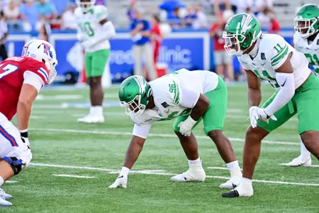 Ruston, La. September 25th, 2021: - NCAA football game between North Texas Mean Green vs Louisiana Tech Bulldogs at Joe Aillet Stadium in Ruston, La.
(Photo Credit):
Mean Green Sports/Manny Flores