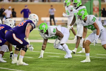 DENTON, TX - September 4th: Northwestern State Demons vs North Texas Mean Green Football at Apogee Stadium in Denton, Texas. (Photo by Manny Flores)