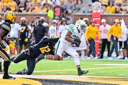 Columbia, MO. - October 9th, 2021:  
North Texas Mean Green vs Missouri Tigers at Faurot Field Stadium in Columbia, Missouri.  (Photo by Manny Flores)