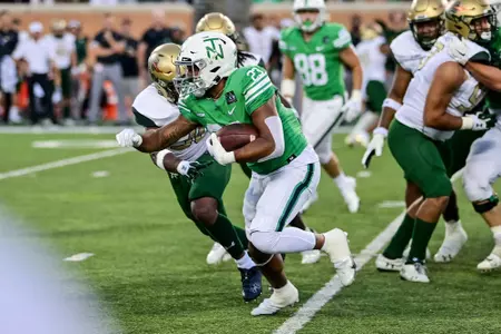 Denton TX - September 18th, 2021:  
UAB Blazers vs North Texas Mean Green at Apogee Stadium in Denton, Texas.  (Photo by Manny Flores)