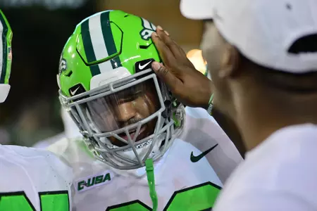DENTON, TX - September 4th: Northwestern State Demons vs North Texas Mean Green Football at Apogee Stadium in Denton, Texas. (Photo by Manny Flores)