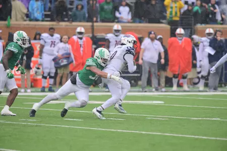 Denton, TX - November 27th, 2021:
UTSA Roadrunners vs North Texas Mean Green at Apogee Stadium in Denton, Texas. (Photo by Manny Flores)