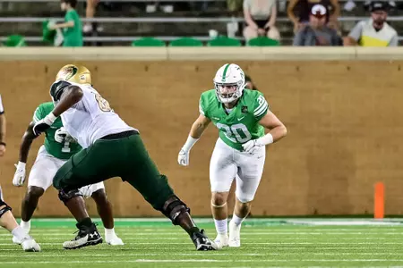 Denton TX - September 18th, 2021:
UAB Blazers vs North Texas Mean Green at Apogee Stadium in Denton, Texas. (Photo by Manny Flores)