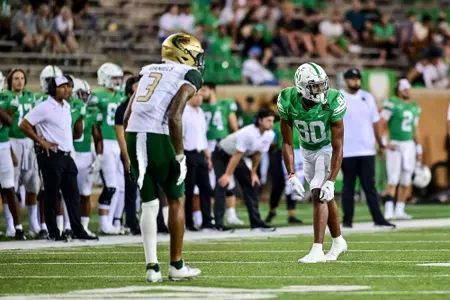 Denton TX - September 18th, 2021:
UAB Blazers vs North Texas Mean Green at Apogee Stadium in Denton, Texas. (Photo by Manny Flores)
