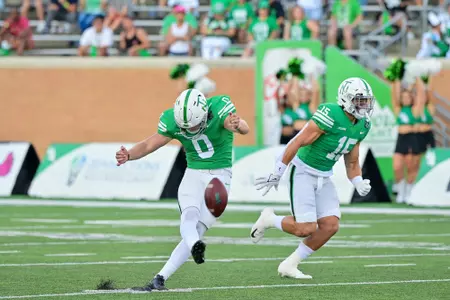 Denton TX - September 18th, 2021:  
UAB Blazers vs North Texas Mean Green at Apogee Stadium in Denton, Texas.  (Photo by Manny Flores)