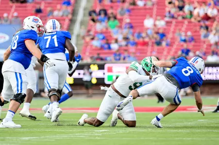 Dallas, TX - September 11th, 2021:
North Texas Mean Green vs SMU Mustangs at Gerald J. Ford Stadium in Dallas, Texas. (Photo by Manny Flores)