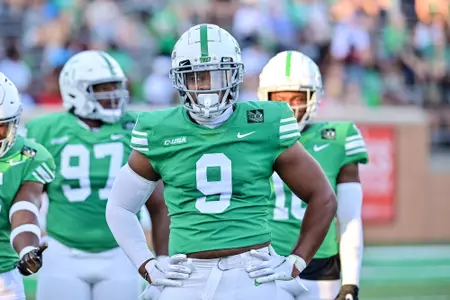 Denton TX - September 18th, 2021:
UAB Blazers vs North Texas Mean Green at Apogee Stadium in Denton, Texas. (Photo by Manny Flores)