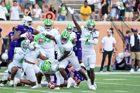 DENTON, TX - September 4th:
Northwestern State Demons vs North Texas Mean Green Football at Apogee Stadium in Denton, Texas. (Photo by Manny Flores)