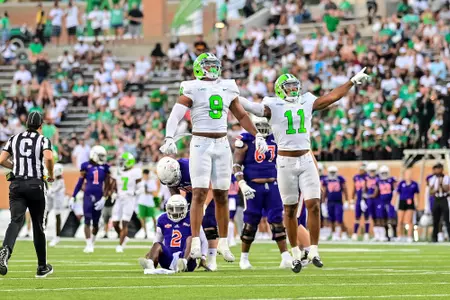 DENTON, TX - September 4th:
Northwestern State Demons vs North Texas Mean Green Football at Apogee Stadium in Denton, Texas. (Photo by Manny Flores)
