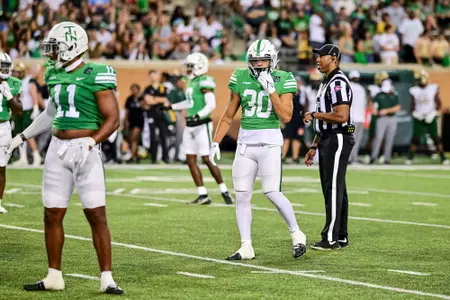 Denton TX - September 18th, 2021:  
UAB Blazers vs North Texas Mean Green at Apogee Stadium in Denton, Texas.  (Photo by Manny Flores)