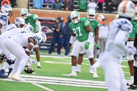 Denton, TX - November 27th, 2021:  
UTSA Roadrunners vs North Texas Mean Green at Apogee Stadium in Denton, Texas.  (Photo by Manny Flores)