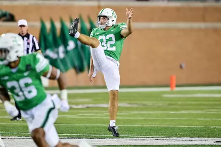 Denton TX - September 18th, 2021:
UAB Blazers vs North Texas Mean Green at Apogee Stadium in Denton, Texas. (Photo by Manny Flores)