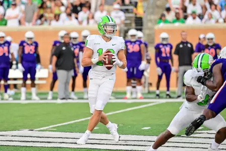 DENTON, TX - September 4th:  
Northwestern State Demons vs North Texas Mean Green Football at Apogee Stadium in Denton, Texas.  (Photo by Manny Flores)