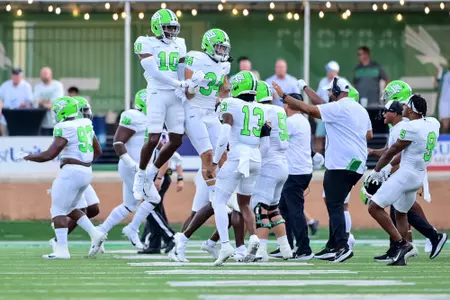 DENTON, TX - September 4th:  
Northwestern State Demons vs North Texas Mean Green Football at Apogee Stadium in Denton, Texas.  (Photo by Manny Flores)