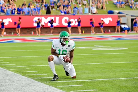 Dallas, TX - September 11th, 2021:  
North Texas Mean Green vs SMU Mustangs at Gerald J. Ford Stadium in Dallas, Texas.  (Photo by Manny Flores)