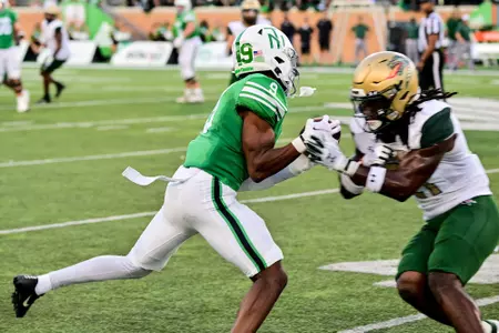 Denton TX - September 18th, 2021:
UAB Blazers vs North Texas Mean Green at Apogee Stadium in Denton, Texas. (Photo by Manny Flores)