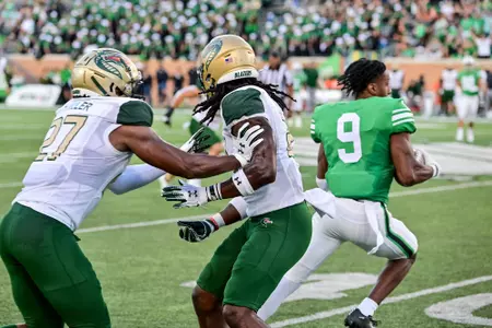Denton TX - September 18th, 2021:
UAB Blazers vs North Texas Mean Green at Apogee Stadium in Denton, Texas. (Photo by Manny Flores)