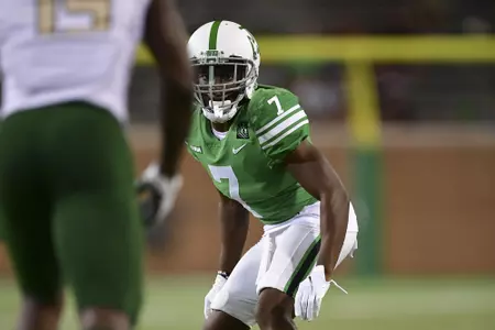 Denton, TX - September 18th, 2021:
UAB Blazers vs North Texas Mean Green at Apogee Stadium in Denton, Texas. (Photo by Shane Roper