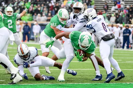Denton, TX - November 27th, 2021:
UTSA Roadrunners vs North Texas Mean Green at Apogee Stadium in Denton, Texas. (Photo by Manny Flores)