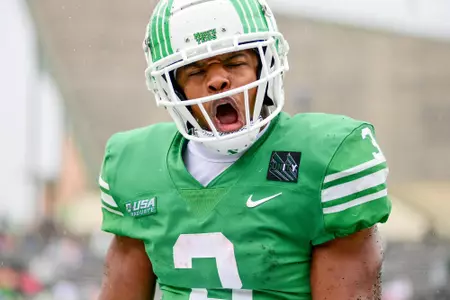 Denton, TX - November 27th, 2021:
UTSA Roadrunners vs North Texas Mean Green at Apogee Stadium in Denton, Texas. (Photo by Manny Flores)
