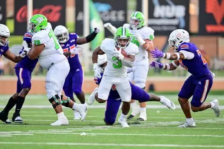 DENTON, TX - September 4th:
Northwestern State Demons vs North Texas Mean Green Football at Apogee Stadium in Denton, Texas. (Photo by Manny Flores)
