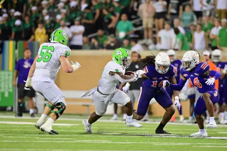 DENTON, TX - September 4th: Northwestern State Demons vs North Texas Mean Green Football at Apogee Stadium in Denton, Texas. (Photo by Manny Flores)
