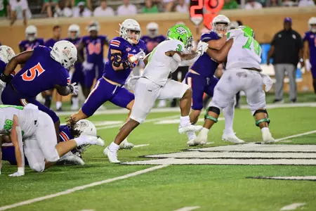 DENTON, TX - September 4th: Northwestern State Demons vs North Texas Mean Green Football at Apogee Stadium in Denton, Texas. (Photo by Manny Flores)