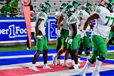 Ruston, La.  September 25th, 2021:  - NCAA football game between North Texas Mean Green vs Louisiana Tech Bulldogs at Joe Aillet Stadium in Ruston, La.
(Photo Credit):
Mean Green Sports/Manny Flores