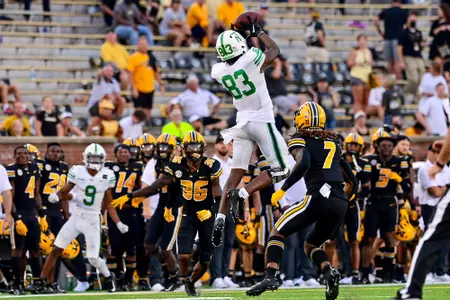 Columbia, MO. - October 9th, 2021:  
North Texas Mean Green vs Missouri Tigers at Faurot Field Stadium in Columbia, Missouri.  (Photo by Manny Flores)