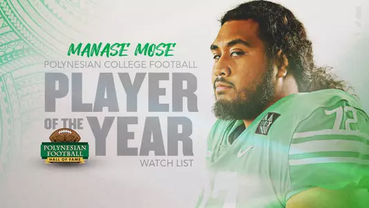 Manase Mose Polynesian PotY 2021