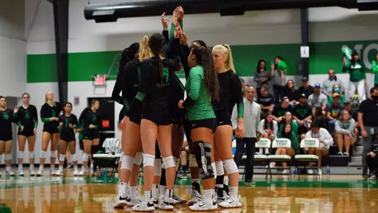 Volleyball team celebrates