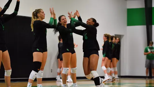 North Texas introduced before a home match
