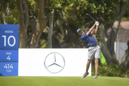 La Romana, DOMINICAN REPUBLIC: Vicente Marzilio of Argentina pictured at the 2022 Latin America Amateur Championship at Casa de Campo Resort during round one on January 20th, 2022. (Photo by Enrique Berardi/LAAC)