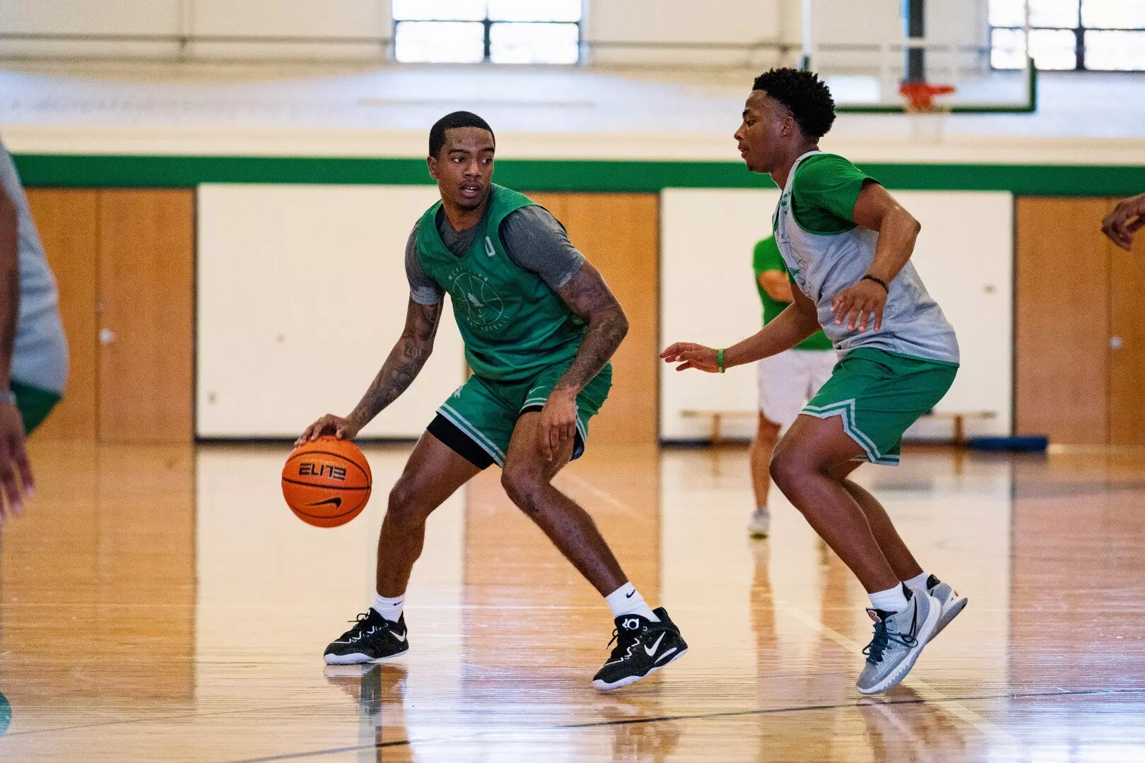 North Texas men's basketball practice