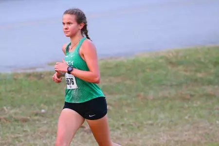 ARLINGTON, TEXAS, SEPTEMBER 11: Mean Green Cross Country ay Lynn Creek Park at Joe Pool Lake on September 11, 2021, in Arlington, Texas. Photo: Rick Yeatts