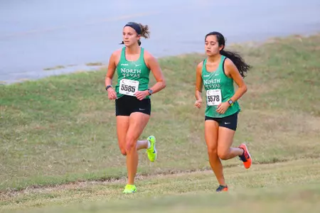 ARLINGTON, TEXAS, SEPTEMBER 11: Mean Green Cross Country ay Lynn Creek Park at Joe Pool Lake on September 11, 2021, in Arlington, Texas. Photo: Rick Yeatts