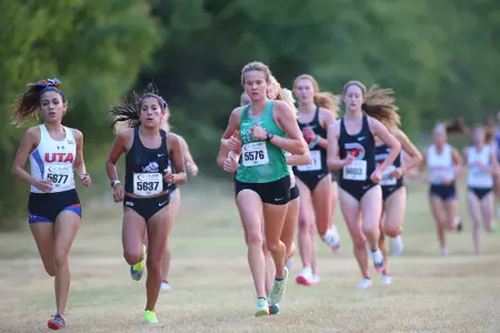 ARLINGTON, TEXAS, SEPTEMBER 11: Mean Green Cross Country ay Lynn Creek Park at Joe Pool Lake on September 11, 2021, in Arlington, Texas. Photo: Rick Yeatts