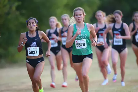 ARLINGTON, TEXAS, SEPTEMBER 11: Mean Green Cross Country ay Lynn Creek Park at Joe Pool Lake on September 11, 2021, in Arlington, Texas. Photo: Rick Yeatts