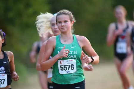 ARLINGTON, TEXAS, SEPTEMBER 11: Mean Green Cross Country ay Lynn Creek Park at Joe Pool Lake on September 11, 2021, in Arlington, Texas. Photo: Rick Yeatts