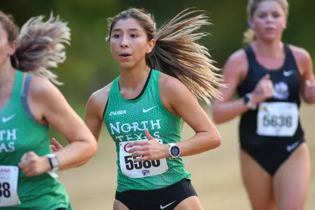 ARLINGTON, TEXAS, SEPTEMBER 11: Mean Green Cross Country ay Lynn Creek Park at Joe Pool Lake on September 11, 2021, in Arlington, Texas. Photo: Rick Yeatts