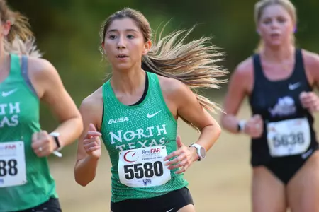 ARLINGTON, TEXAS, SEPTEMBER 11: Mean Green Cross Country ay Lynn Creek Park at Joe Pool Lake on September 11, 2021, in Arlington, Texas. Photo: Rick Yeatts