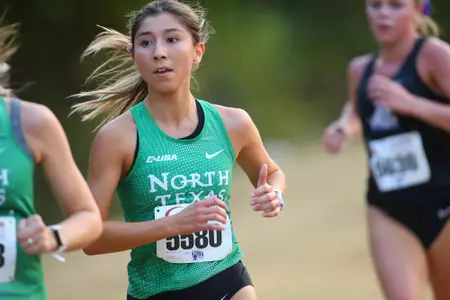 ARLINGTON, TEXAS, SEPTEMBER 11: Mean Green Cross Country ay Lynn Creek Park at Joe Pool Lake on September 11, 2021, in Arlington, Texas. Photo: Rick Yeatts