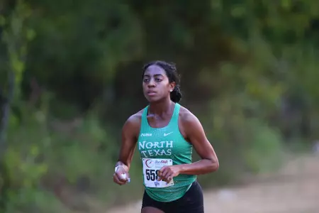 ARLINGTON, TEXAS, SEPTEMBER 11: Mean Green Cross Country ay Lynn Creek Park at Joe Pool Lake on September 11, 2021, in Arlington, Texas. Photo: Rick Yeatts
