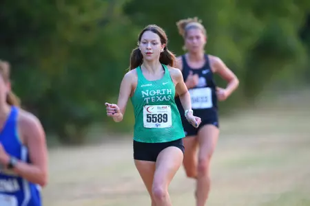 ARLINGTON, TEXAS, SEPTEMBER 11: Mean Green Cross Country ay Lynn Creek Park at Joe Pool Lake on September 11, 2021, in Arlington, Texas. Photo: Rick Yeatts