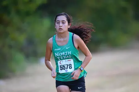 ARLINGTON, TEXAS, SEPTEMBER 11: Mean Green Cross Country ay Lynn Creek Park at Joe Pool Lake on September 11, 2021, in Arlington, Texas. Photo: Rick Yeatts