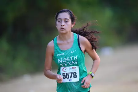 ARLINGTON, TEXAS, SEPTEMBER 11: Mean Green Cross Country ay Lynn Creek Park at Joe Pool Lake on September 11, 2021, in Arlington, Texas. Photo: Rick Yeatts