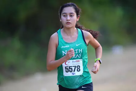 ARLINGTON, TEXAS, SEPTEMBER 11: Mean Green Cross Country ay Lynn Creek Park at Joe Pool Lake on September 11, 2021, in Arlington, Texas. Photo: Rick Yeatts