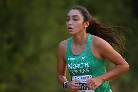 ARLINGTON, TEXAS, SEPTEMBER 11: Mean Green Cross Country ay Lynn Creek Park at Joe Pool Lake on September 11, 2021, in Arlington, Texas. Photo: Rick Yeatts