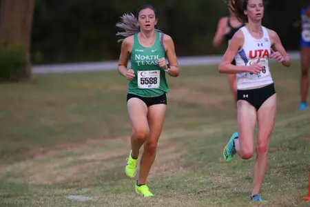 ARLINGTON, TEXAS, SEPTEMBER 11: Mean Green Cross Country ay Lynn Creek Park at Joe Pool Lake on September 11, 2021, in Arlington, Texas. Photo: Rick Yeatts